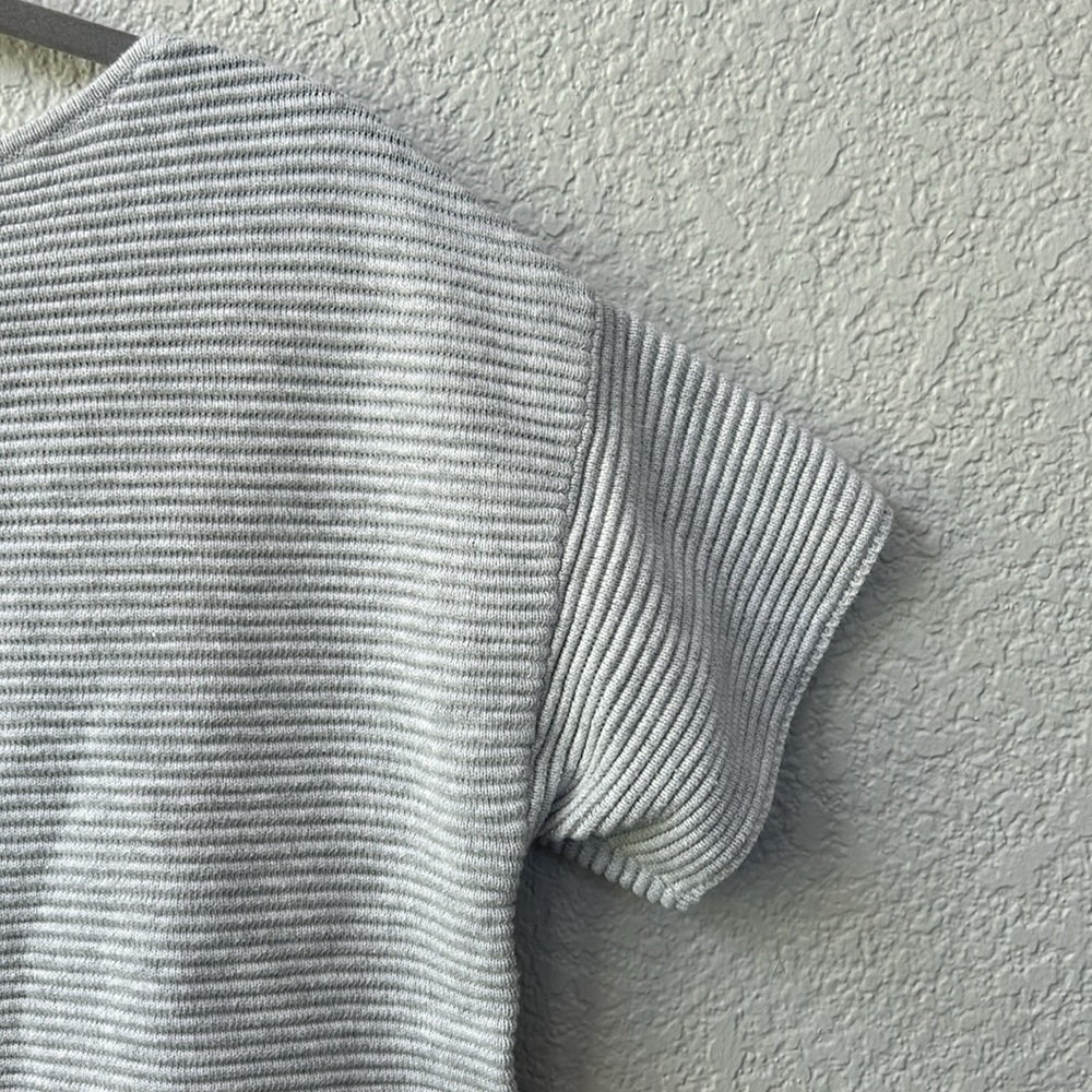 Tommy Bahama Bonita Ottoman Short-Sleeve Sweater in Gray - Picture 3 of 7